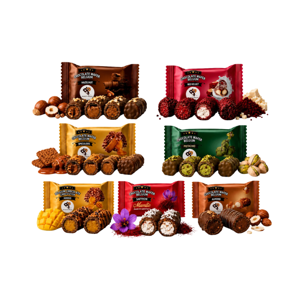 Chocolate Wafer Belgium Mix 1000g