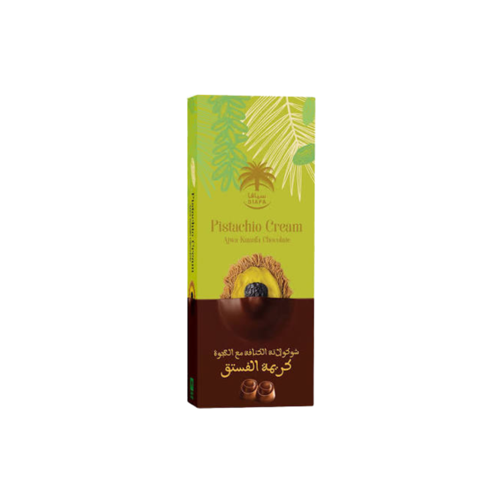 Siafa Ajwa Kunafa Chocolate Pistachio Cream 144g