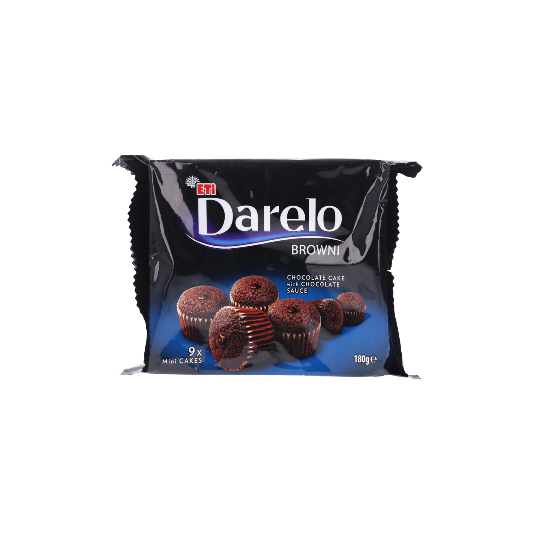 Eti Darelo Browni Chocolate Cake with Chocolate Sauce 180g