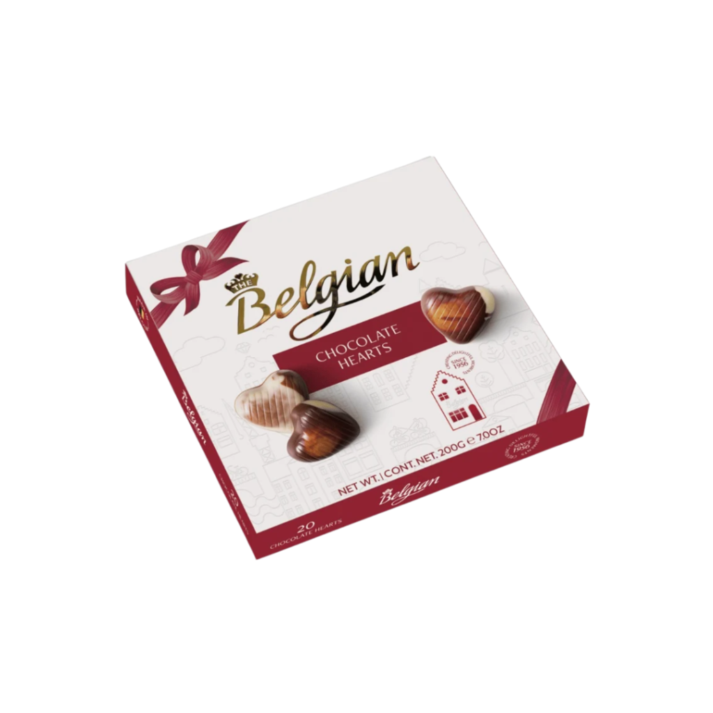 Belgian Hearts Chocolate 200g